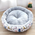 Fuzzy Round Pet Bed