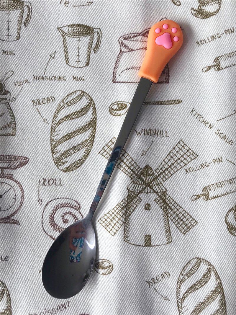 Cat Paw Stainless Steel Spoons – Cute Kitchen & Gift Set