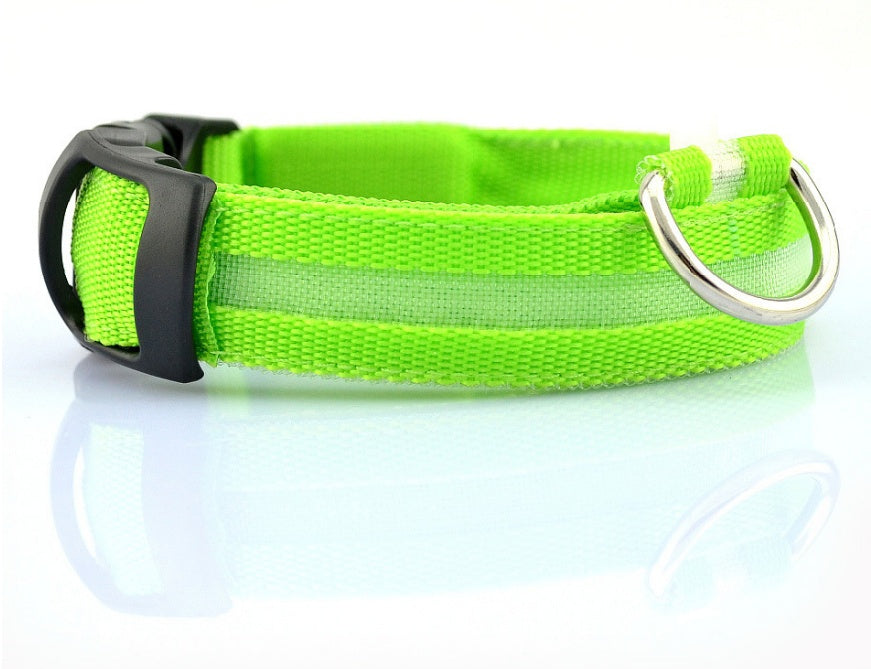 Nylon Luminous Dog Collar