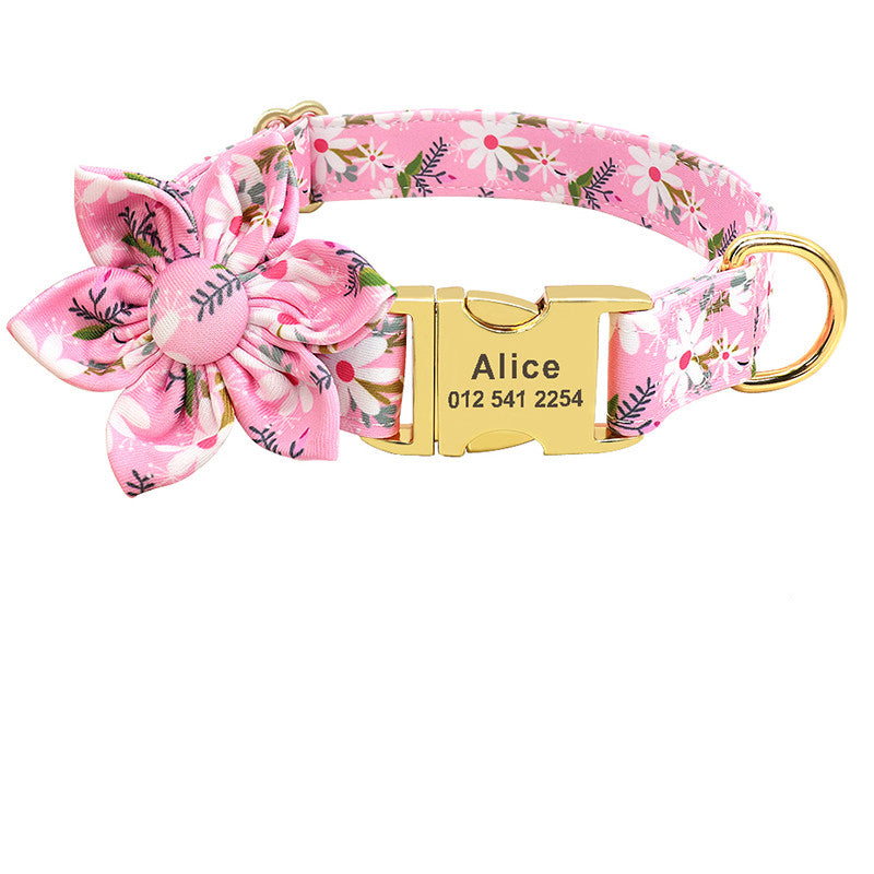 Personalized Nylon Dog Collar