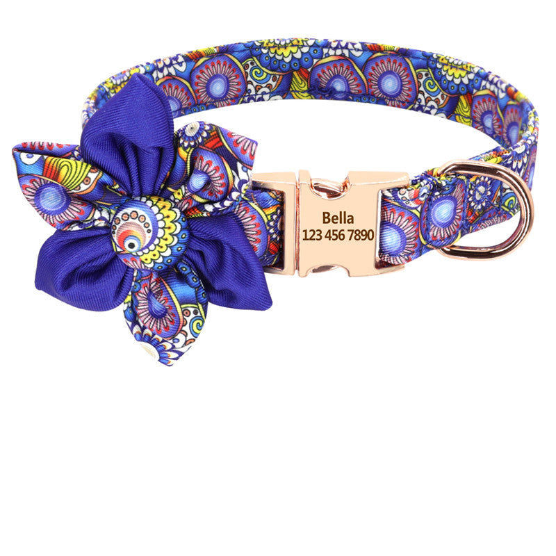 Personalized Nylon Dog Collar