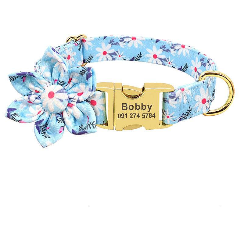 Personalized Nylon Dog Collar