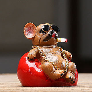 French Bulldog Resin Figurine