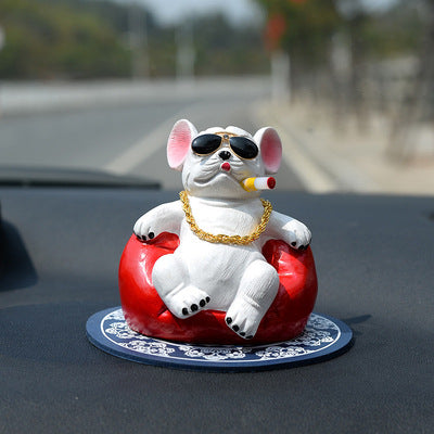 French Bulldog Resin Figurine