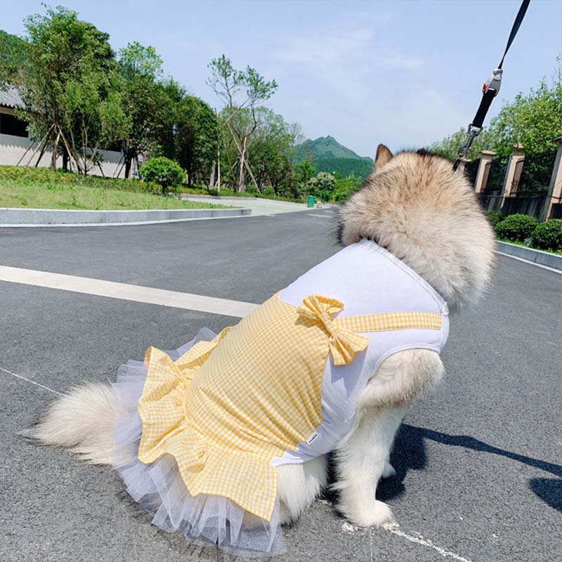 Plaid Princess Dog Dress