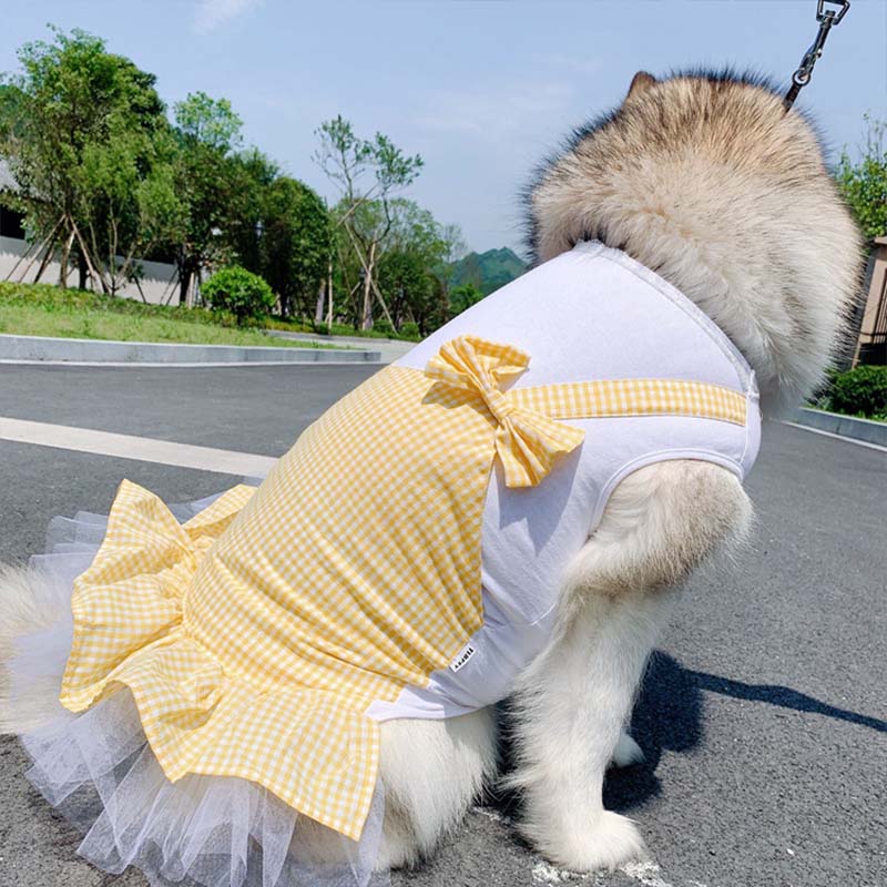 Plaid Princess Dog Dress
