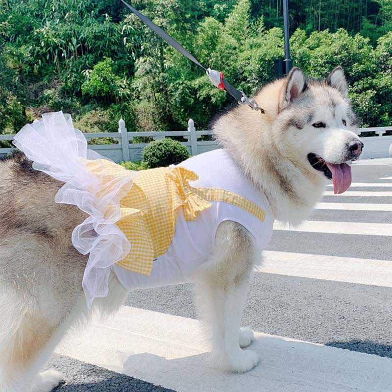 Plaid Princess Dog Dress