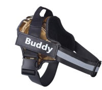 Personalized Camo Dog Harness