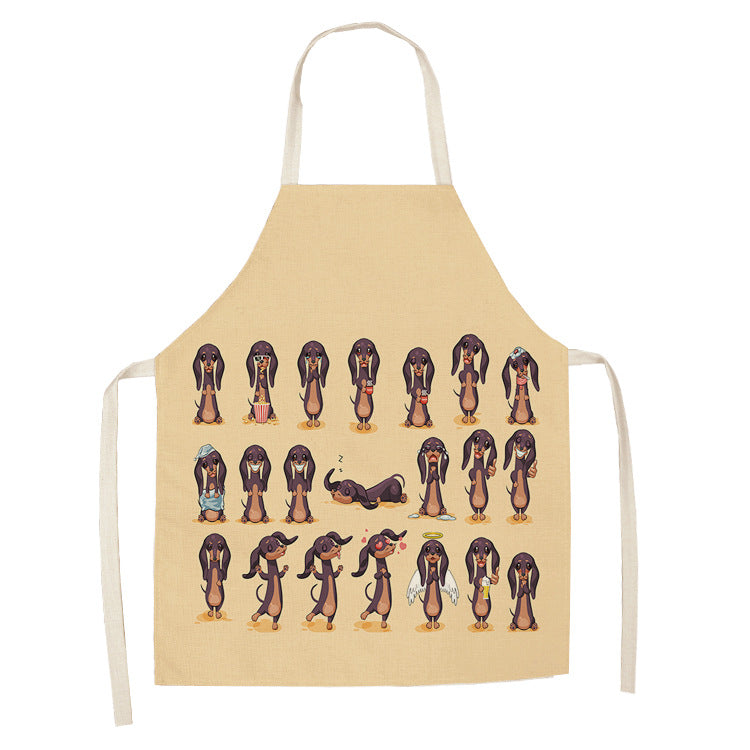 Cartoon Dog Apron