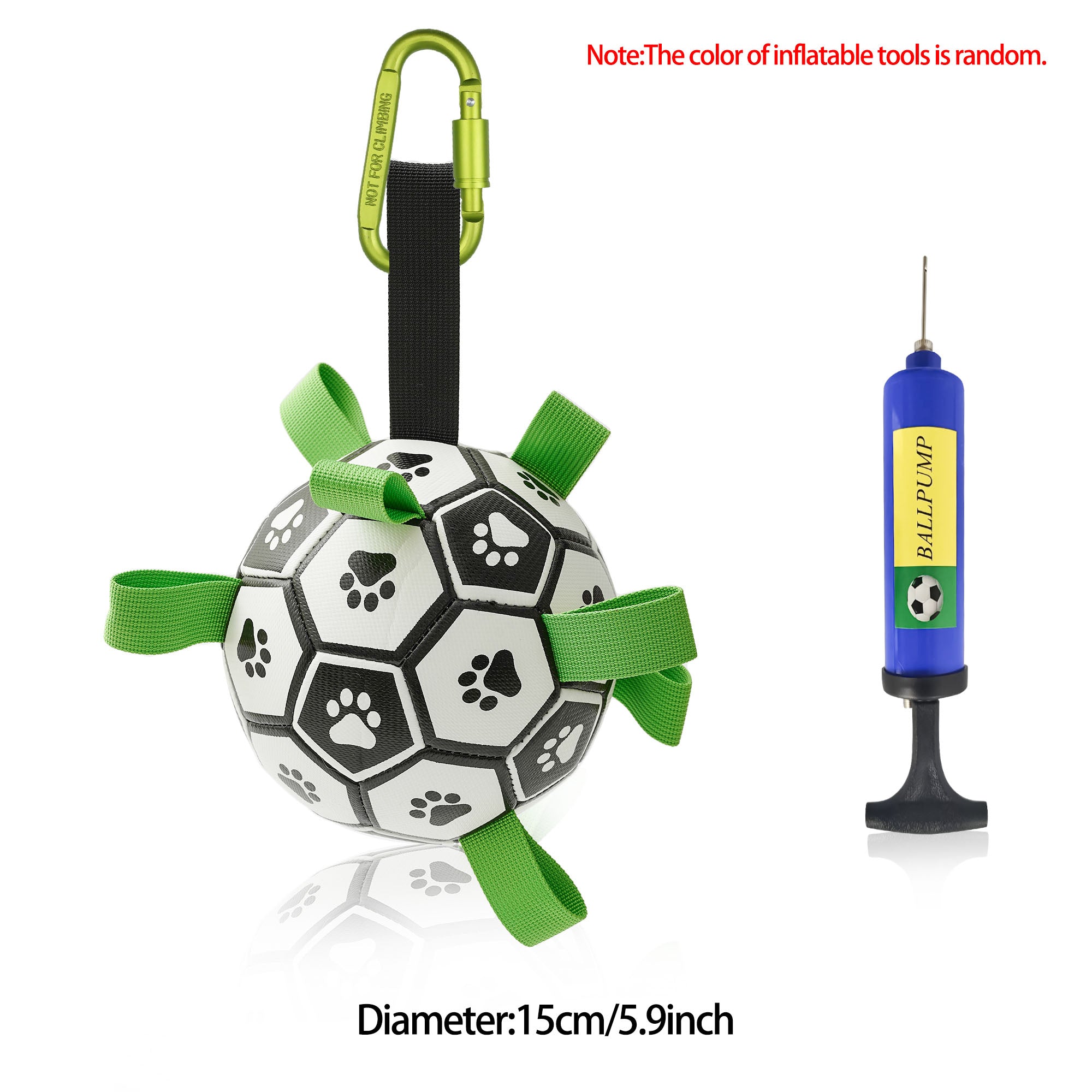 Interactive Dog Football Toy – Bouncy Soccer Ball for Large Dogs