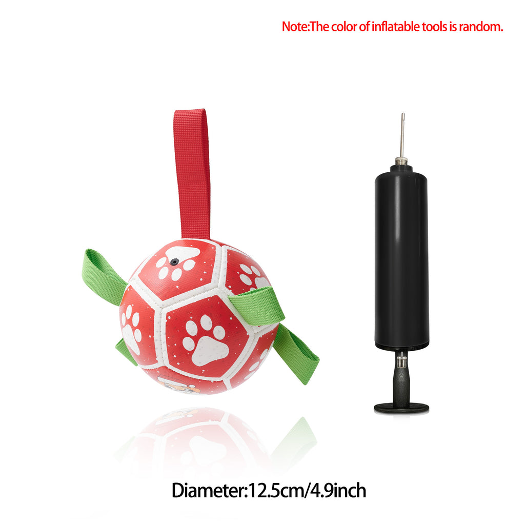 Interactive Dog Football Toy – Bouncy Soccer Ball for Large Dogs