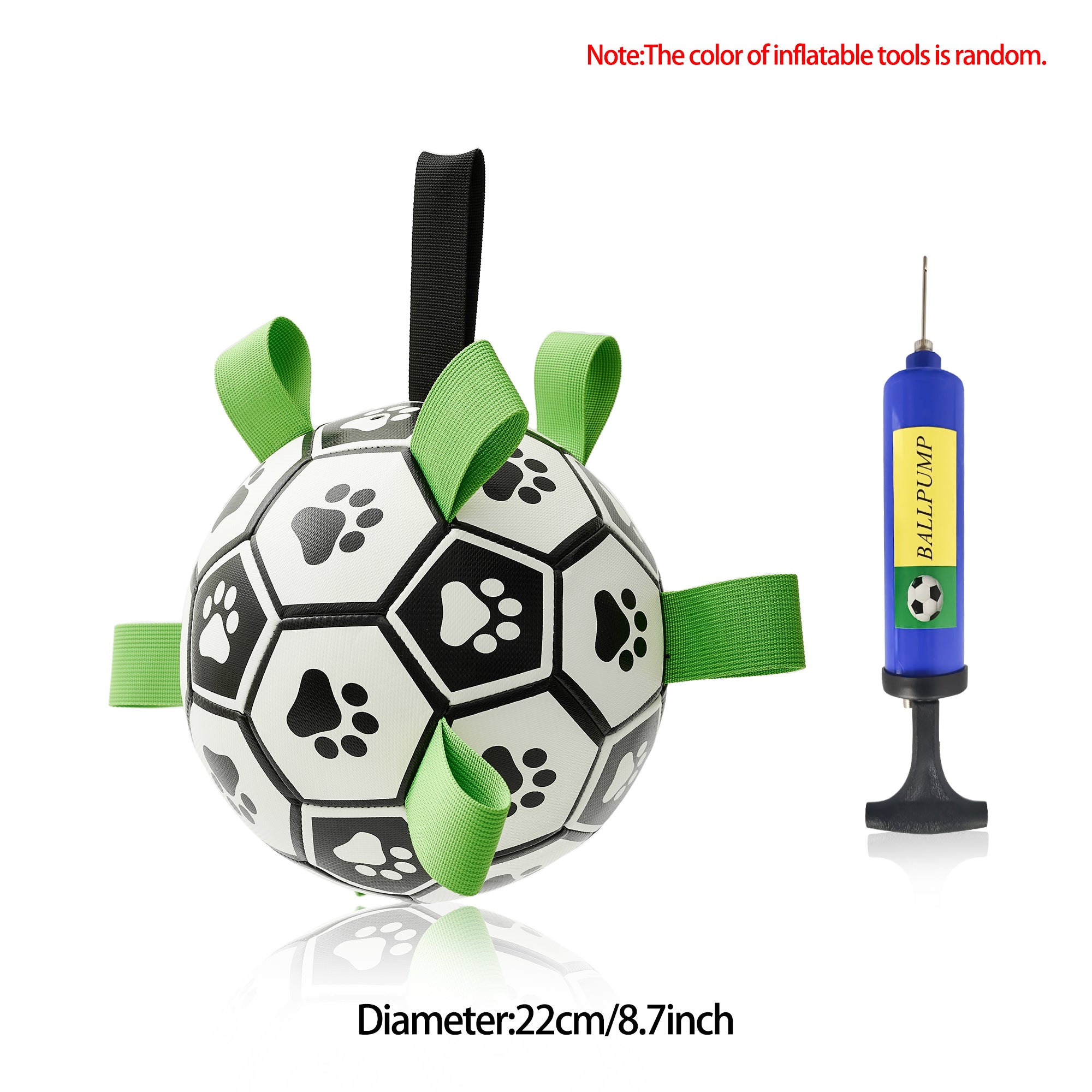Interactive Dog Football Toy – Bouncy Soccer Ball for Large Dogs
