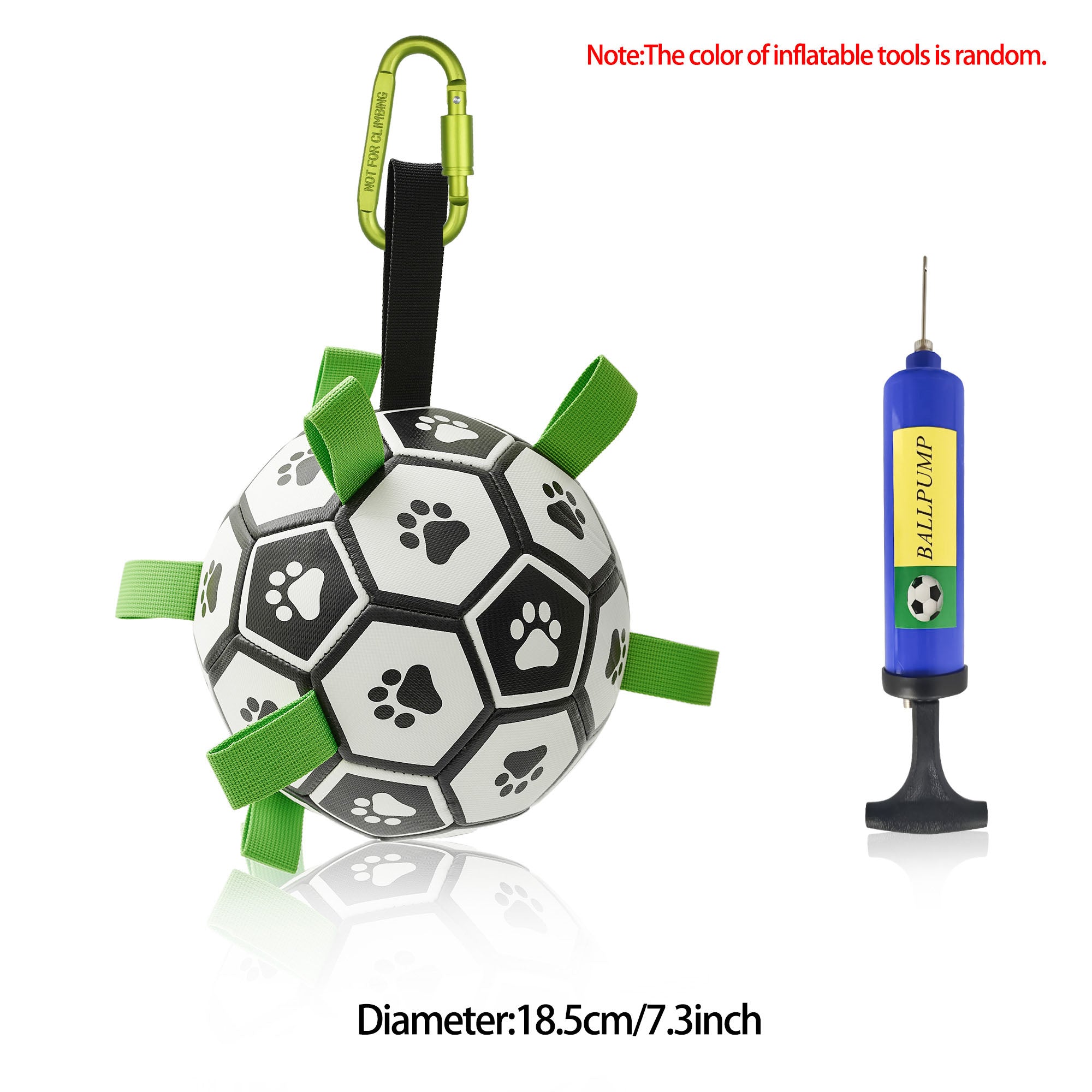 Interactive Dog Football Toy – Bouncy Soccer Ball for Large Dogs