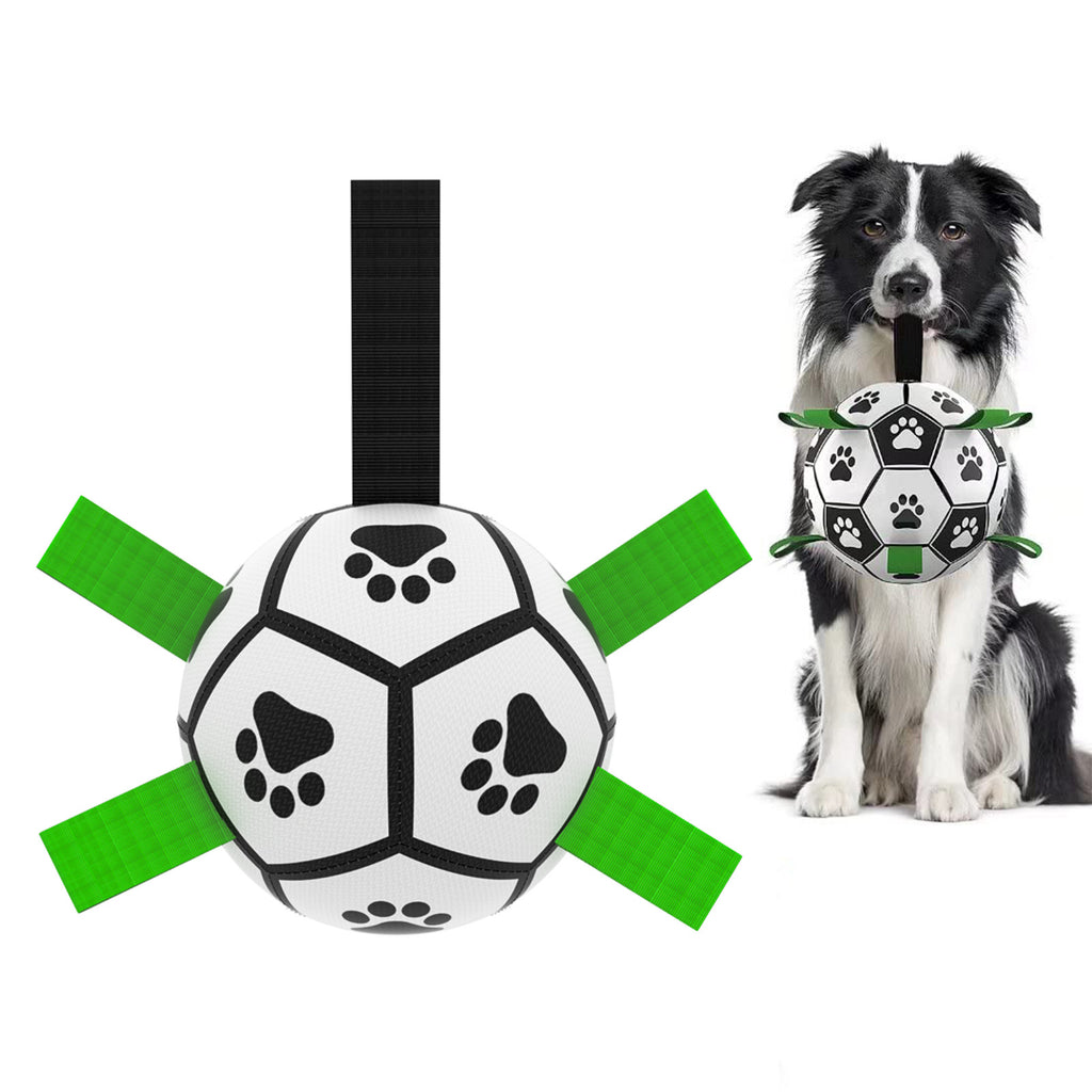 Interactive Dog Football Toy – Bouncy Soccer Ball for Large Dogs