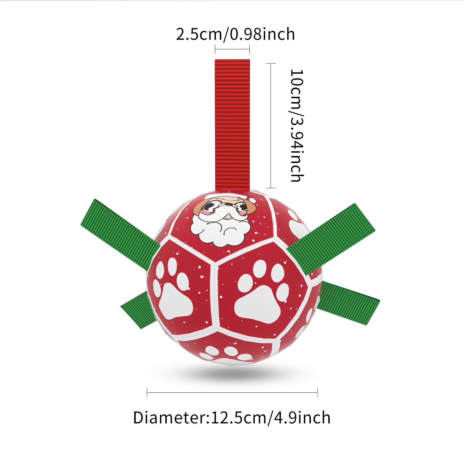 Interactive Dog Football Toy – Bouncy Soccer Ball for Large Dogs
