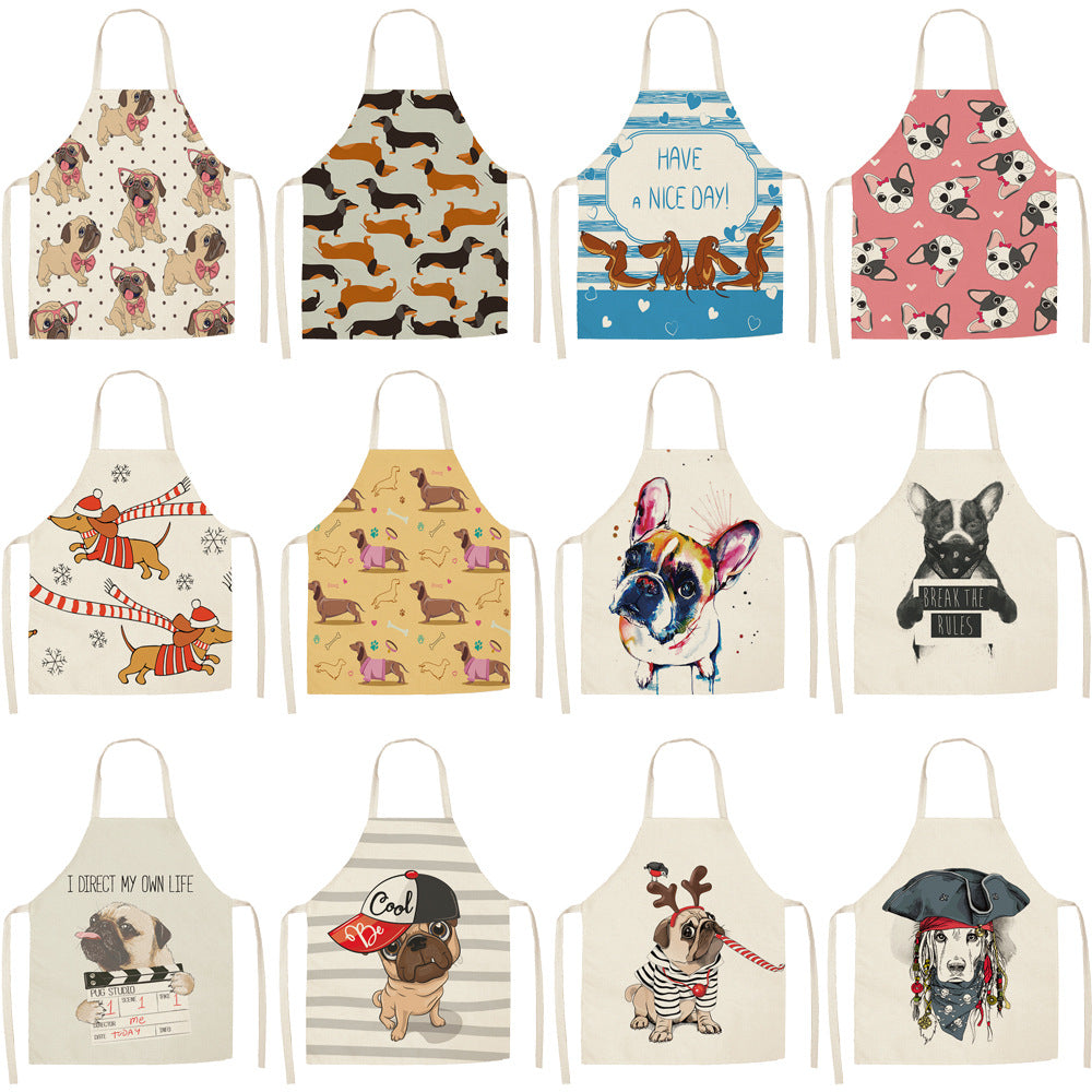 Cartoon Dog Apron
