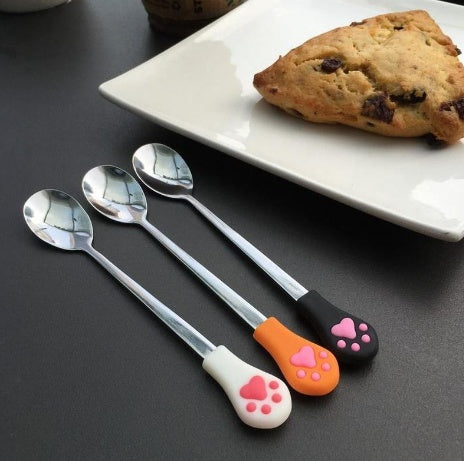 Cat Paw Stainless Steel Spoons – Cute Kitchen & Gift Set