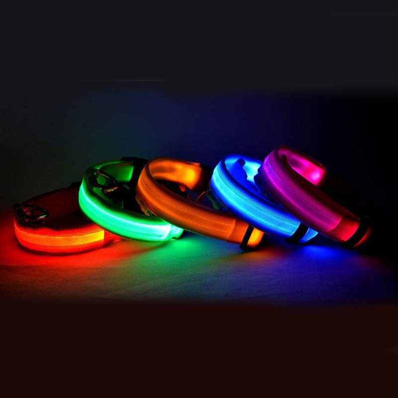 Nylon Luminous Dog Collar