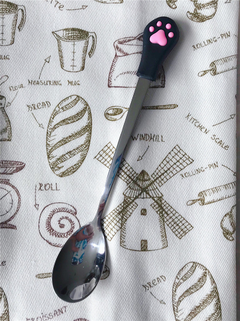 Cat Paw Stainless Steel Spoons – Cute Kitchen & Gift Set