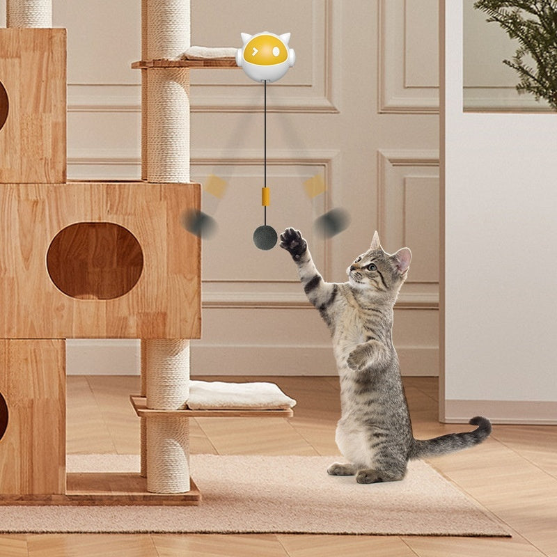 Telescopic Lifting Electric Cat Toy – Automatic Interactive Wand