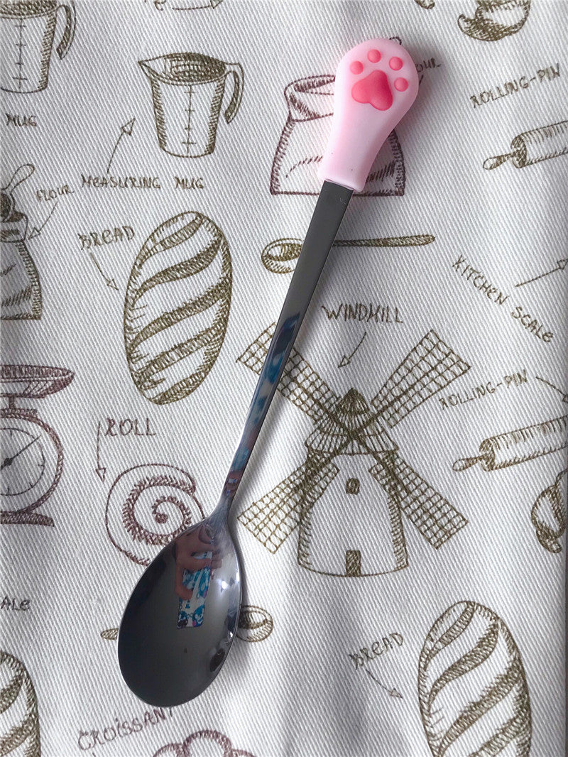 Cat Paw Stainless Steel Spoons – Cute Kitchen & Gift Set