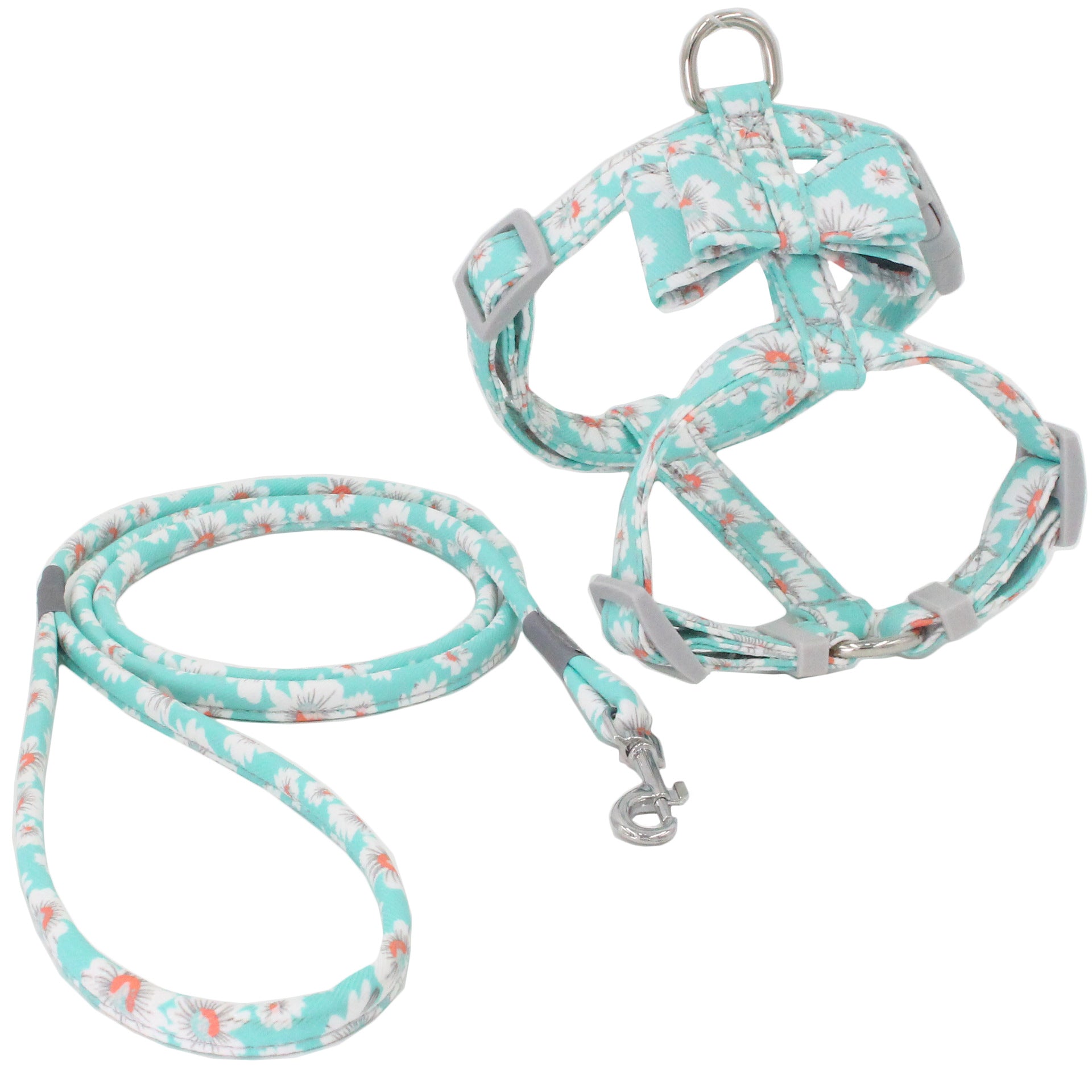 Japanese Print Cat Harness & Lead – Stylish Chest Strap for Cats