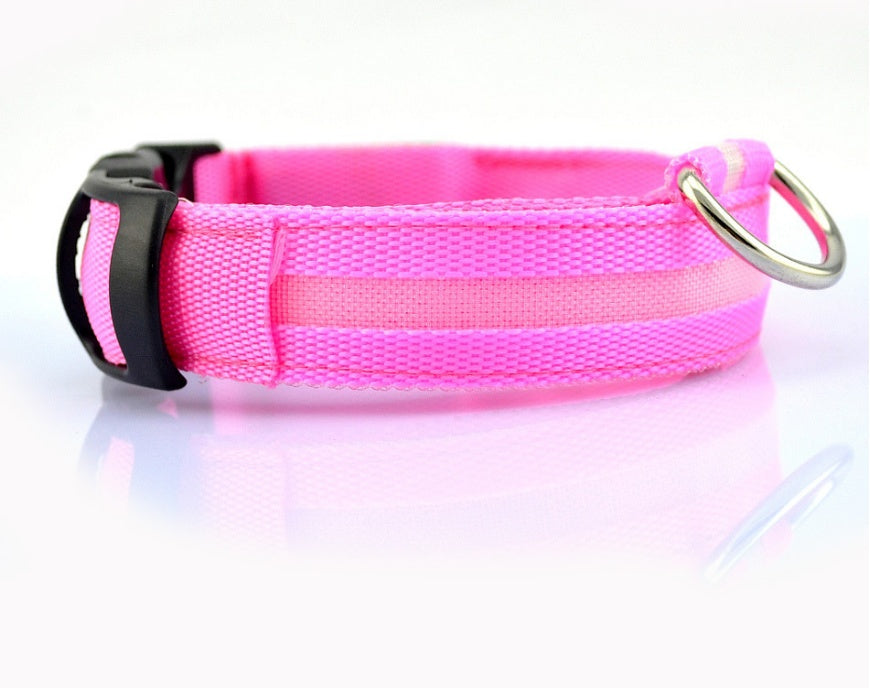 Nylon Luminous Dog Collar