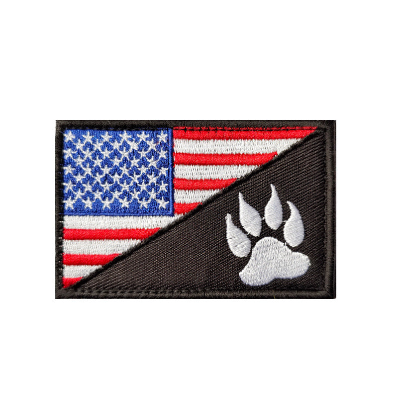 K9 Military Dog Embroidered Velcro Badge