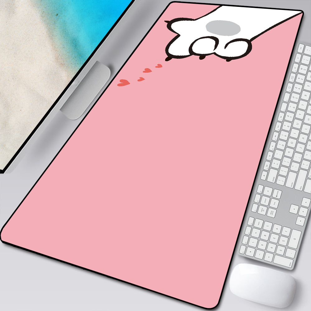 Large Cat Paw Mouse Pad – Cartoon Desk Mat for Cat Lovers