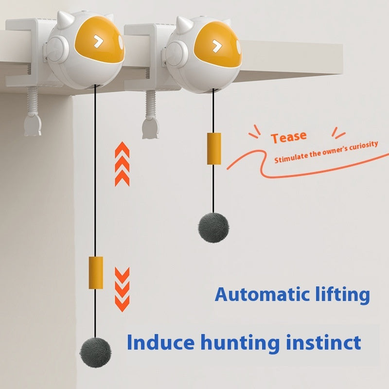 Telescopic Lifting Electric Cat Toy – Automatic Interactive Wand