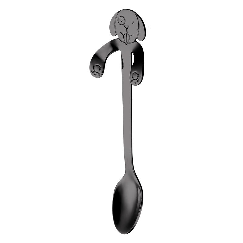 Creative Handle Hanging Dog Coffee Spoon