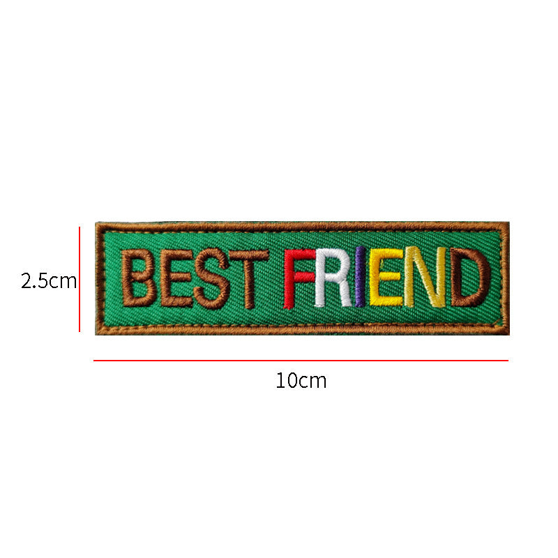 K9 Military Dog Embroidered Velcro Badge