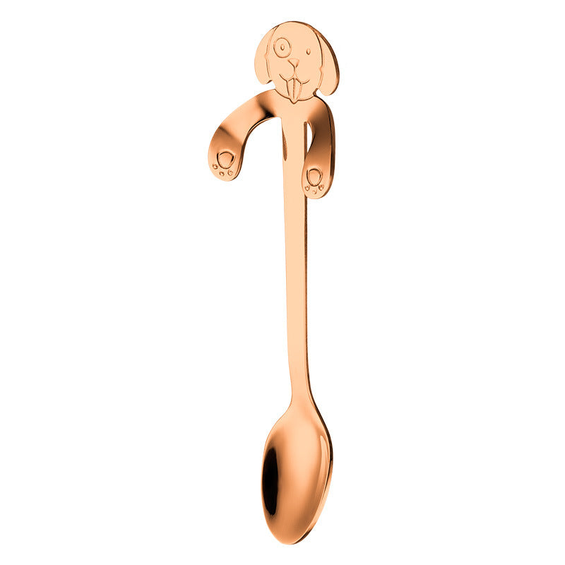 Creative Handle Hanging Dog Coffee Spoon