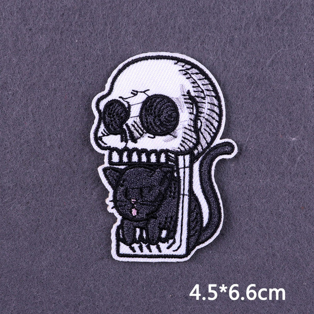 3D Embroidered Cat Armband Badge – Cute Patch for Cat Lovers