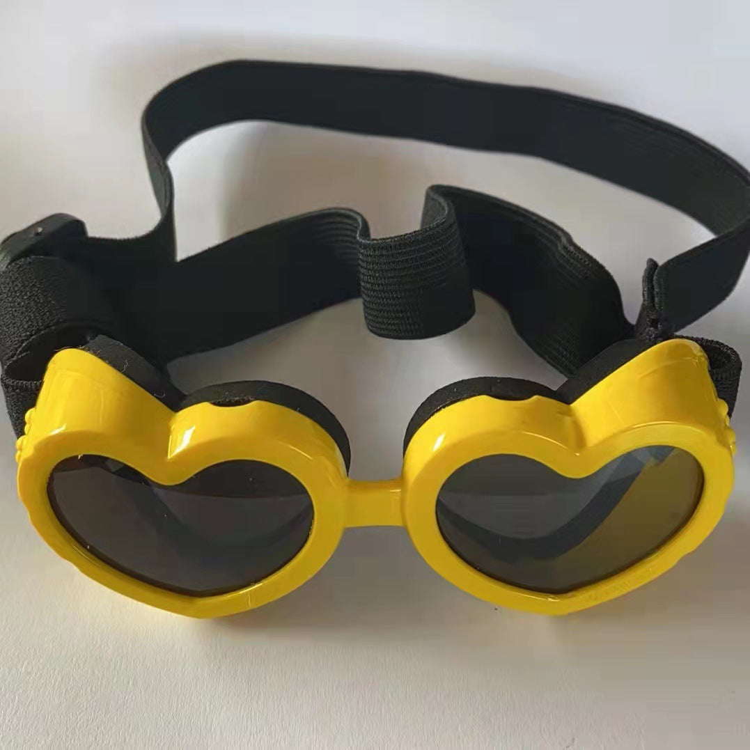 Heart-Shaped Dog Goggles