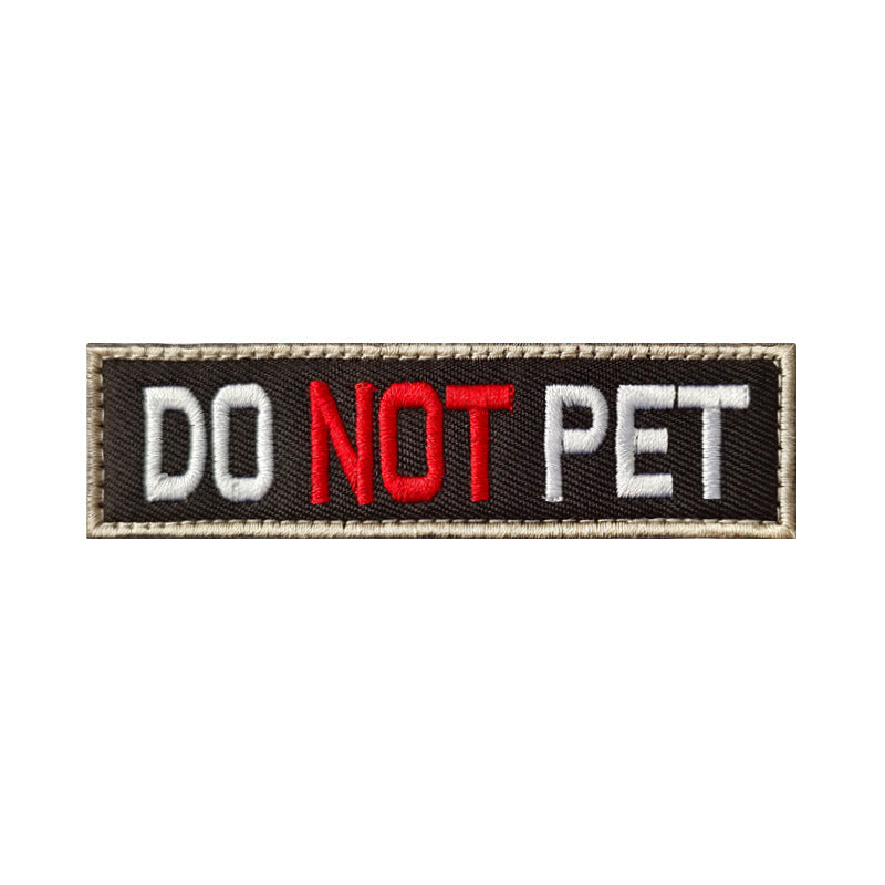 K9 Military Dog Embroidered Velcro Badge