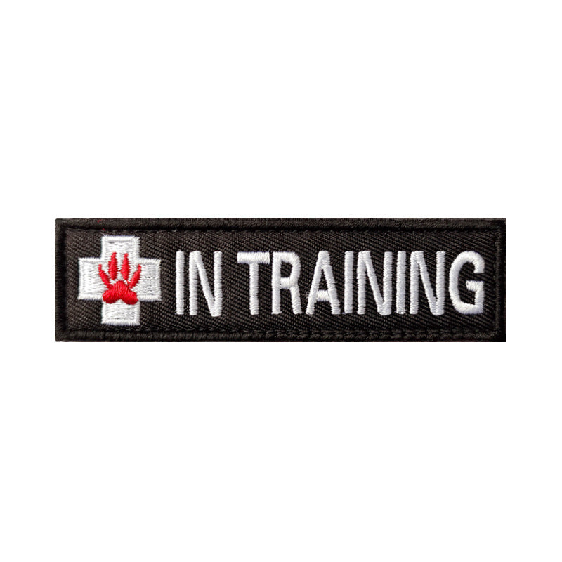 K9 Military Dog Embroidered Velcro Badge