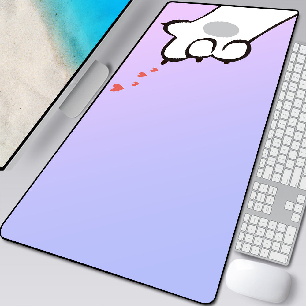 Large Cat Paw Mouse Pad – Cartoon Desk Mat for Cat Lovers