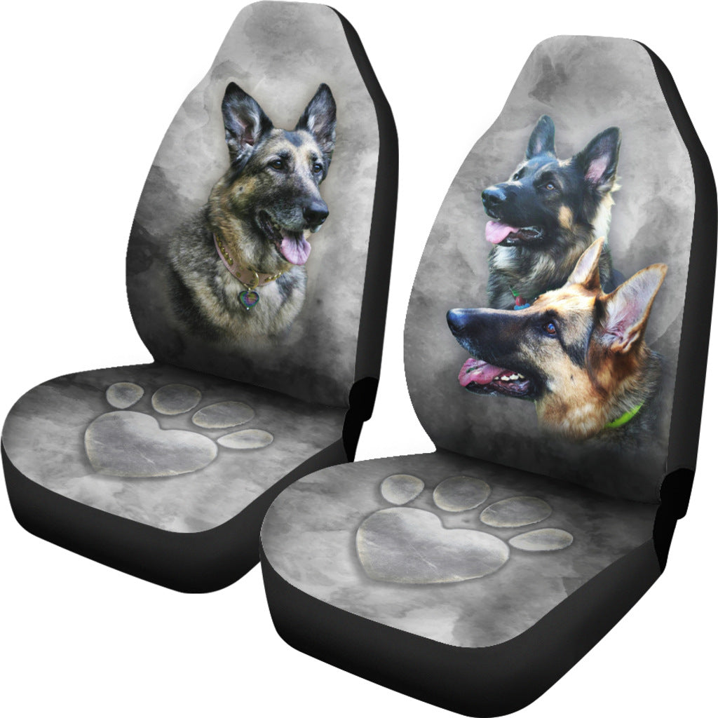 Dog Print Car Seat Cover
