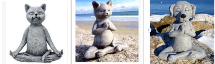 Pet Zen Meditation Statue